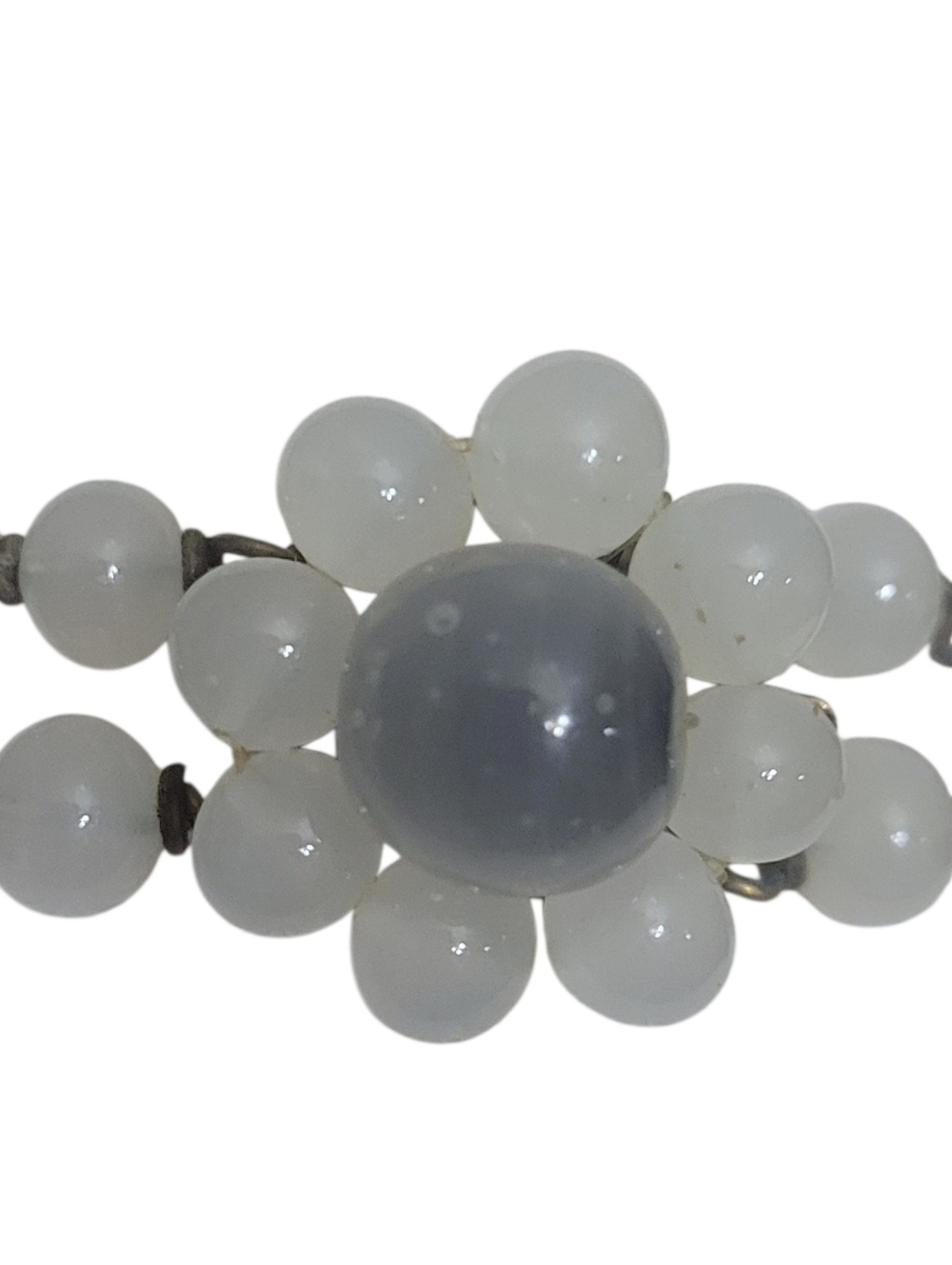 Vintage Double Strand Glass Beaded Necklace - Picture 5 of 7
